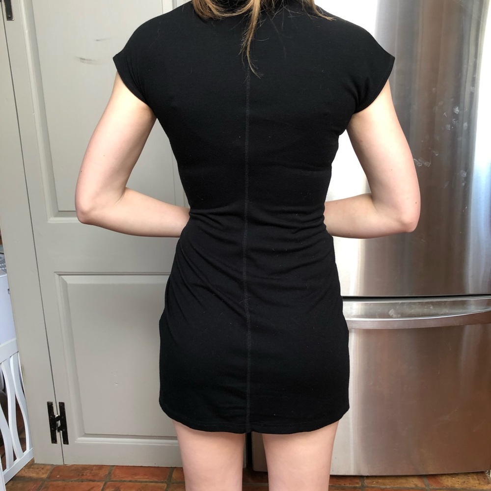 Black mini dress